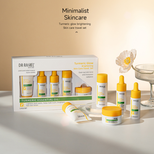 Turmeric Brightening Skin Care Travel Set (5pcs/set)