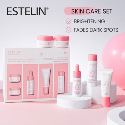 Estelin Niacinamide Fade Spots & Whitening Skin Care Travel Set (5pcs/set)